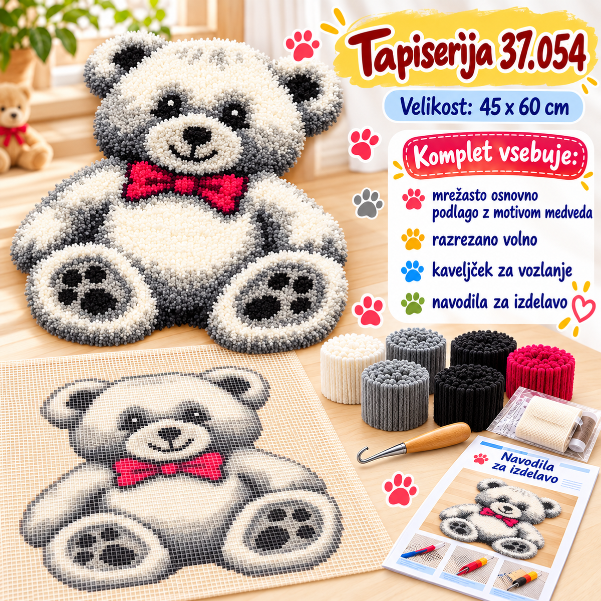 tapiserija 37.054 medvedek