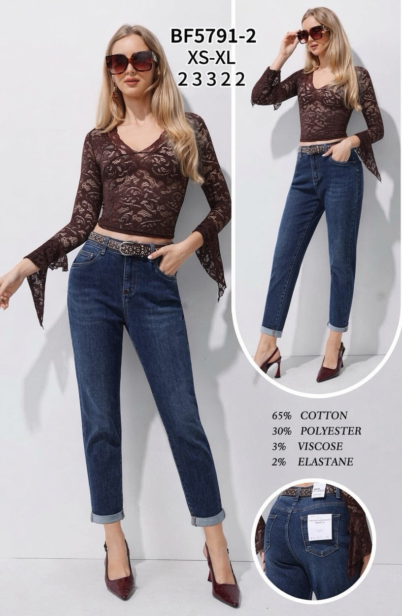 Jeans hlače Mom fit 5791-2