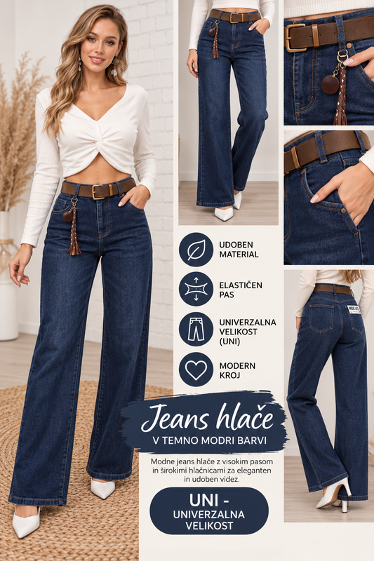 Jeans hlače Wide leg 5211-1