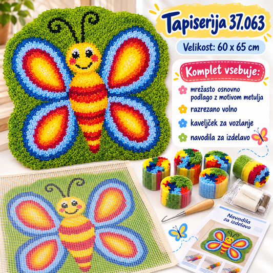 tapiserija 37.063 metulj